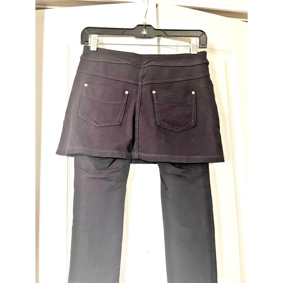 Athleta Pants - Athleta Womens 2 In 1 Skirt Capri Pull On Leggings Size PXS  Black